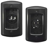 PowerBridge SSPBIW-6-BK Single Solution Flat Panel In-Wall Power Kit (Each, Black)
