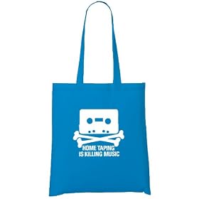 Home Taping (White) Organic Fashion Tote
