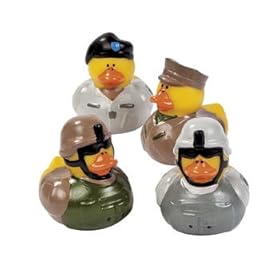  12 Military Rubber Ducks