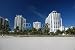 Wallmonkeys Peel and Stick Wall Decals - Miami Beach Skyline - Removable Graphic