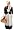 Girls Pilgrim Girl Costume - Child Medium