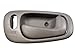 PT Auto Warehouse TO-2542H-RH - Inside Interior Inner Door Handle, Light Gray - with Power Lock Hole, Passenger Side