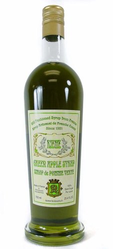 3 bottles of Green apple All Natural Rieme French syrup beet sugar-24.5 fl oz (750 ml) ~... by Apple Syrups