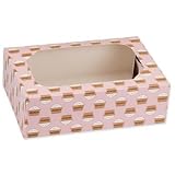 Windowed Cupcake or Muffin Boxes - Pack 2 Cupcake Boxes Fabulous Sturdy - The best on the market protects cupcakes: