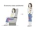 SmartTravel Portable Travel Footrest for Airplane (Blue)