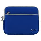 rooCASE Neoprene Sleeve Case Cover for Apple MacBook Air 13.3-inch Laptop MC503LL/A MC504LL/A - Dual Pocket Dark Blue