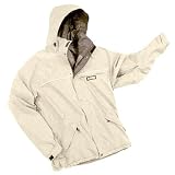 TAIGA AquaNix Jacket SPORT - Men's Waterproof Jacket, Ivory, MADE IN CANADA