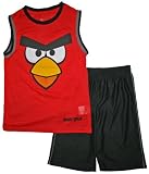 Angry Birds Boys Sleeveless Shirt & Shorts Set