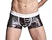 99extra Underwear Men's Tinsel Ice Silk Skinny Boxer Briefs