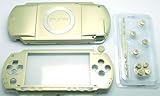 Gold PSP 1000 Series Full Shell Cover Housing Replacement with Button Set