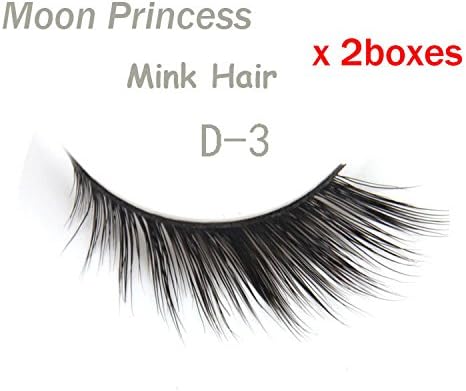 D-3 HOT 2Pairs/lot luxurious 100% Real mink Natural Soft False eyelashes fake eye lashes makeup (2 boxes)