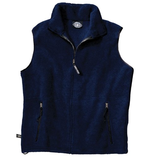 Ridgeline Fleece Vest, Navy (large (body length center of back 27