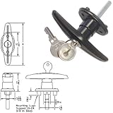 Truck Cap Locking T-Handle - Clockwise