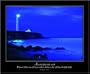 Christian Poster - Lighthouse at dusk