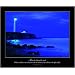 Christian Poster - Lighthouse at dusk