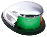 Perko 0227DP0CHR Chrome Bi-Color Marine Bow Light