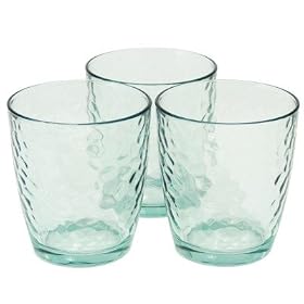 Italian Recycled Glass Set of 3