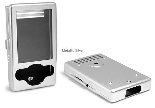 Electronics: Microsoft Zune 80GB Armor Case   The Metal Case  Metallic Silver 