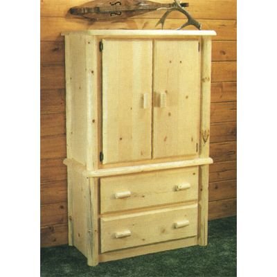 Viking Log Furniture Northwoods 2 Drawers Armoire 