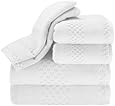 Kassatex SLH-256-W Hotelier Towel Set, White