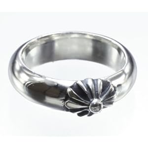 【クリックで詳細表示】ReiZ シルバープロミスリング(指輪)(クロス)＿イタリア語で「愛をこめて」 ＃21号： ジュエリー通販