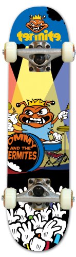 Termite TM Drummer Complete Skateboard, 7 X 28-Inch