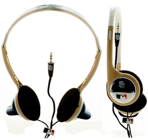 NEMO DIGITAL MLF10117SD MLB Batting Helmet Overhead Headphones San Diego Padres Style