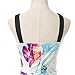 Flymall Flora Print Halter Neck Fit and Flare Dress Mini Dress (CN S)
