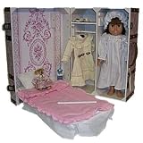 Pretty in Pink Doll Storage Trunk with Bed for American Girl Dolls
