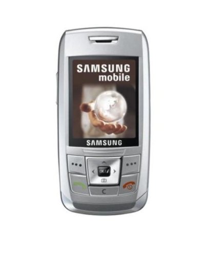 Samsung - Téléphone portable SGH-E250 - coulissant - lecteur MP3/bluetooth/photo/slot mémoire - silver