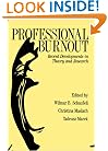 Professional Burnout: Recent Developments In Theory And Research (SERIES IN APPLIED PSYCHOLOGY:SOCIAL ISSUES AND QUESTIONS)