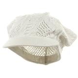 Plain New Rasta Hat-White W27S20E