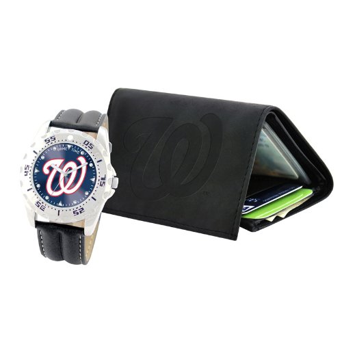 Washington Nationals Game Time Watch/Wallet Gift Combo at Amazon.com