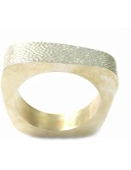 De Buman Sterling Silver Solid Bangle