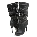 Delicious Razzi Mid-Calf Boots Black