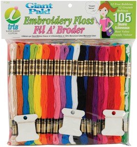 Cotton Embroidery Floss - 105 Skeins