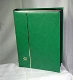 Lighthouse 64-Black Page Stamp Stockbook LSP4/32 Green
