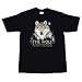 Earth Sun Moon Wolf Myth Legend T-Shirt - Small