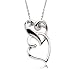 Friendship Heart Necklace, Sterling Silver