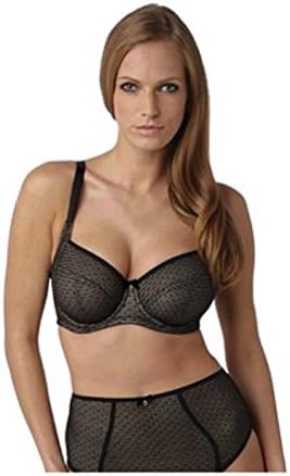 Panache Black ""Esme"" Underwire Balconette #9031