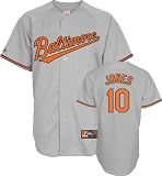 George Sherrill Jersey: Adult 2010 Majestic Road Grey Replica #52 Baltimore Orioles Jersey