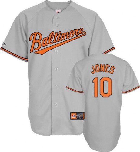 George Sherrill Jersey: Adult 2010 Majestic Road Grey Replica #52 Baltimore Orioles Jersey