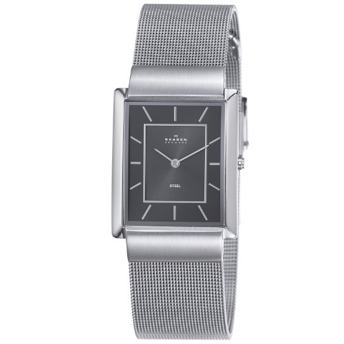 Skagen Men's 224LSSM Steel Silver and Charcoal Watch