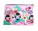 Fluff Kimono Cuties Cosmetic Bag-Color-PINK