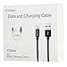 [Apple MFi Certified] EnGive Nylon Braided 8Pin 6.6Ft/2M Lightning to USB Data Sync Charger Cable for iPhone 6s/6/5s, iPad Pro/Air/Mini, iPod 5/6th gen, iPod Nano 7th gen, iOS 9 Compatible(Black)