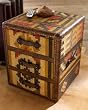 Kilim Leather Chest