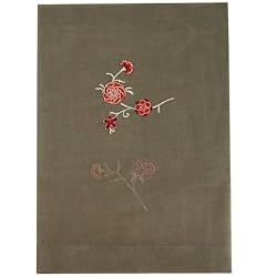 Colette Embroidered Elm Table Runner 60"