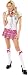 Women's Playboy Sexy Scholar Adult Halloween Costume Size M (10-12) #400213