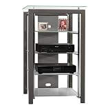 Platinum Mist Audio Rack By Bush Furniture