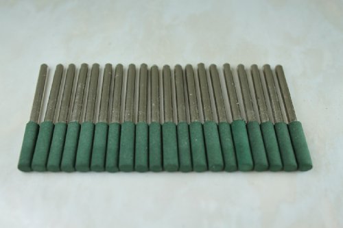 temo 20 pcs rubber rotary tools polishing burr dremel 4.5mm cylinder